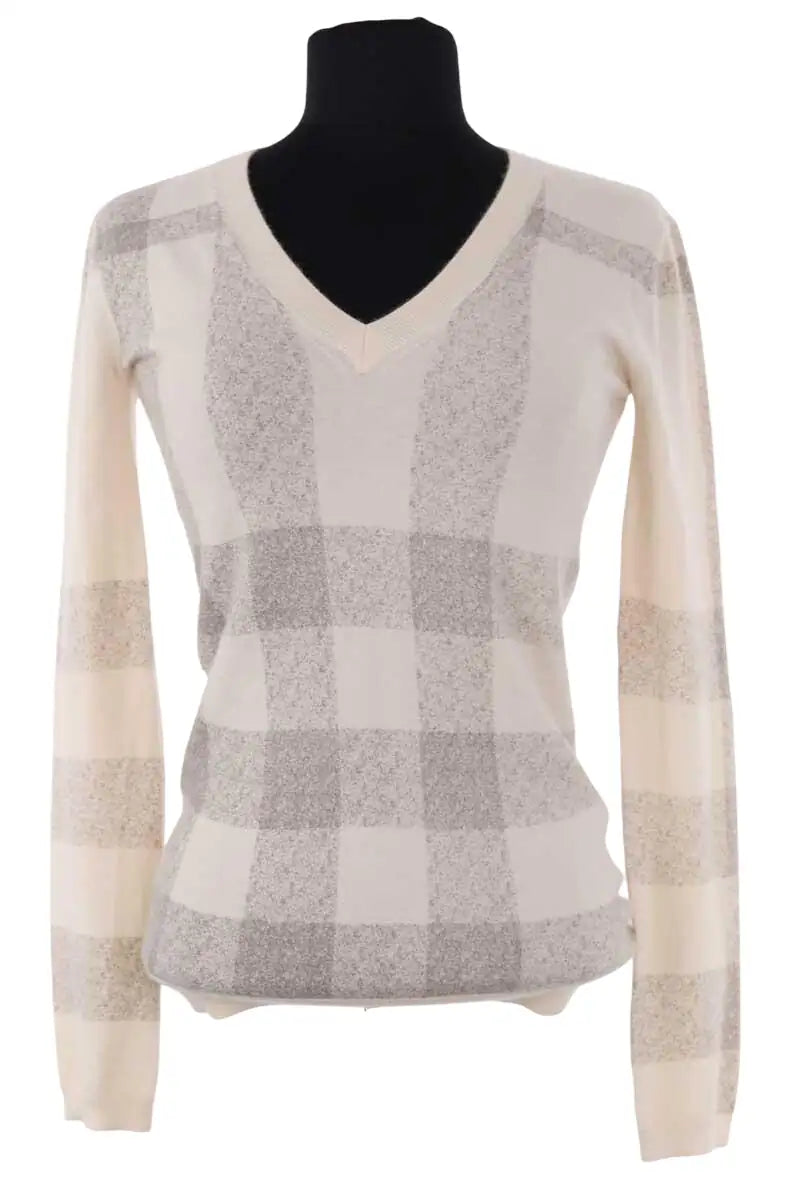 Pull Burberry Beige en Cachemire, taille XS - Seconde Main