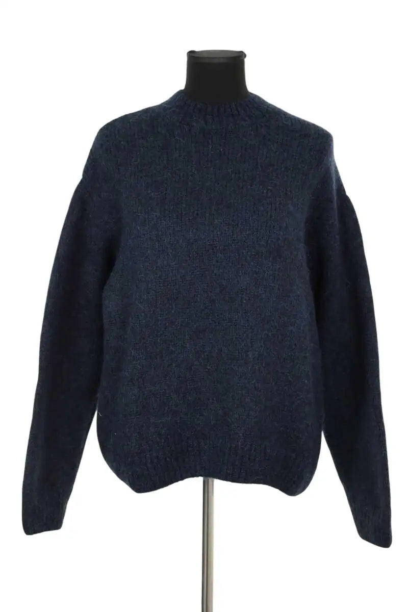 Pull Jacquemus Da maille pavane Marine en Laine, taille XS - Seconde Main