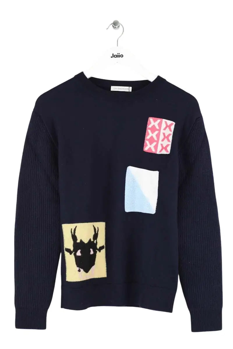 Pull JW Anderson Bleu en Laine, taille S - Seconde Main
