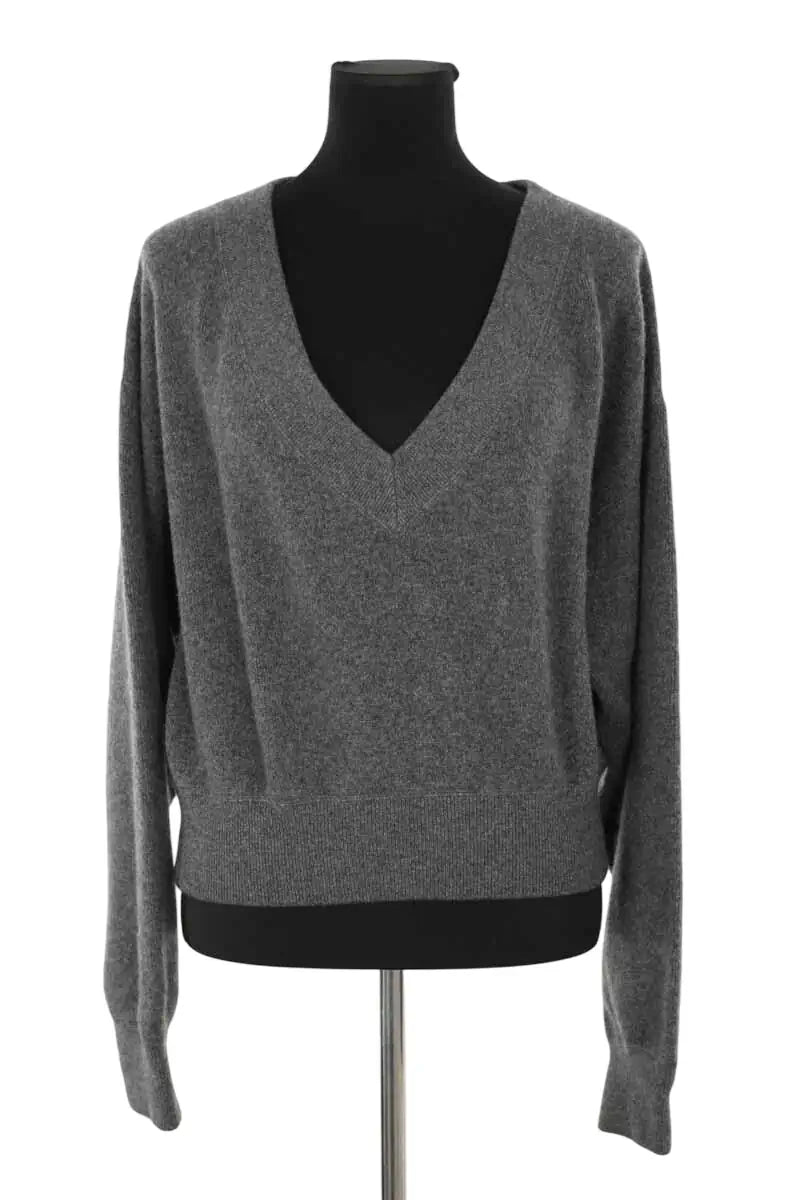 Pull Prada Anthracite en Cachemire, taille M - Seconde Main