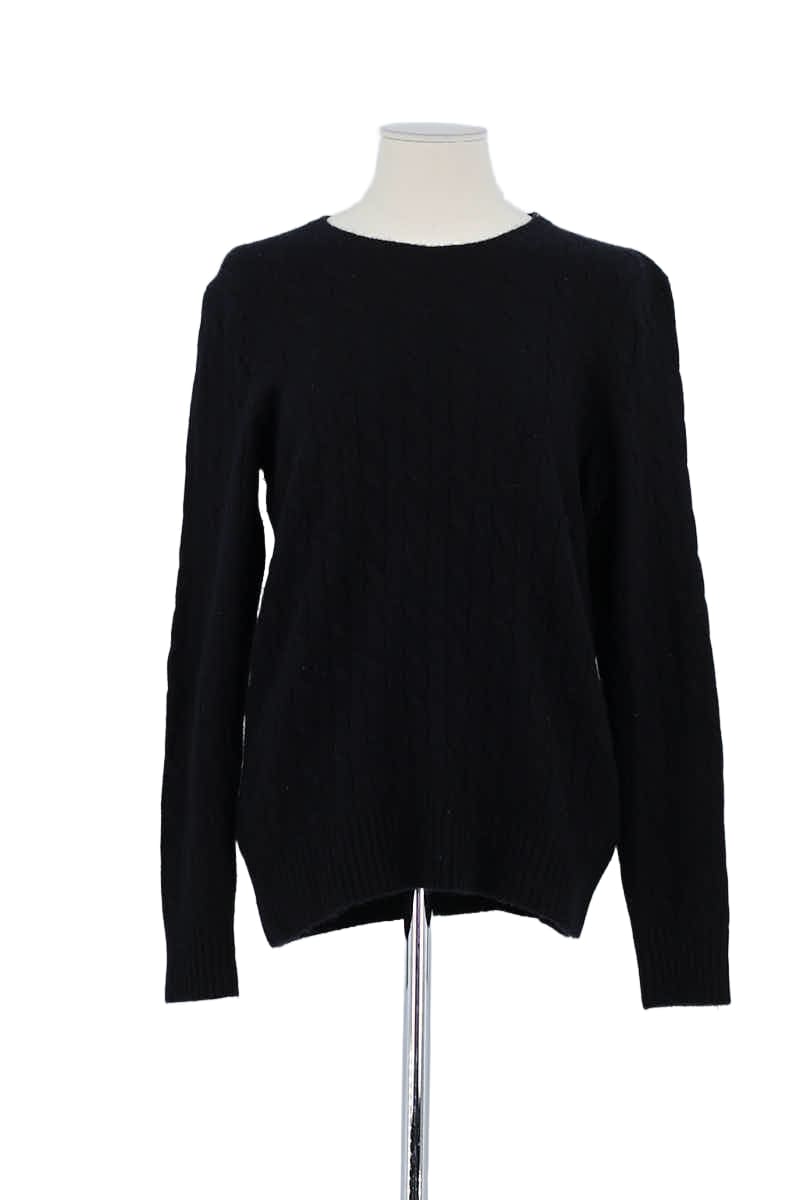 Pull Ralph Lauren Noir en Cachemire, taille L - Seconde Main