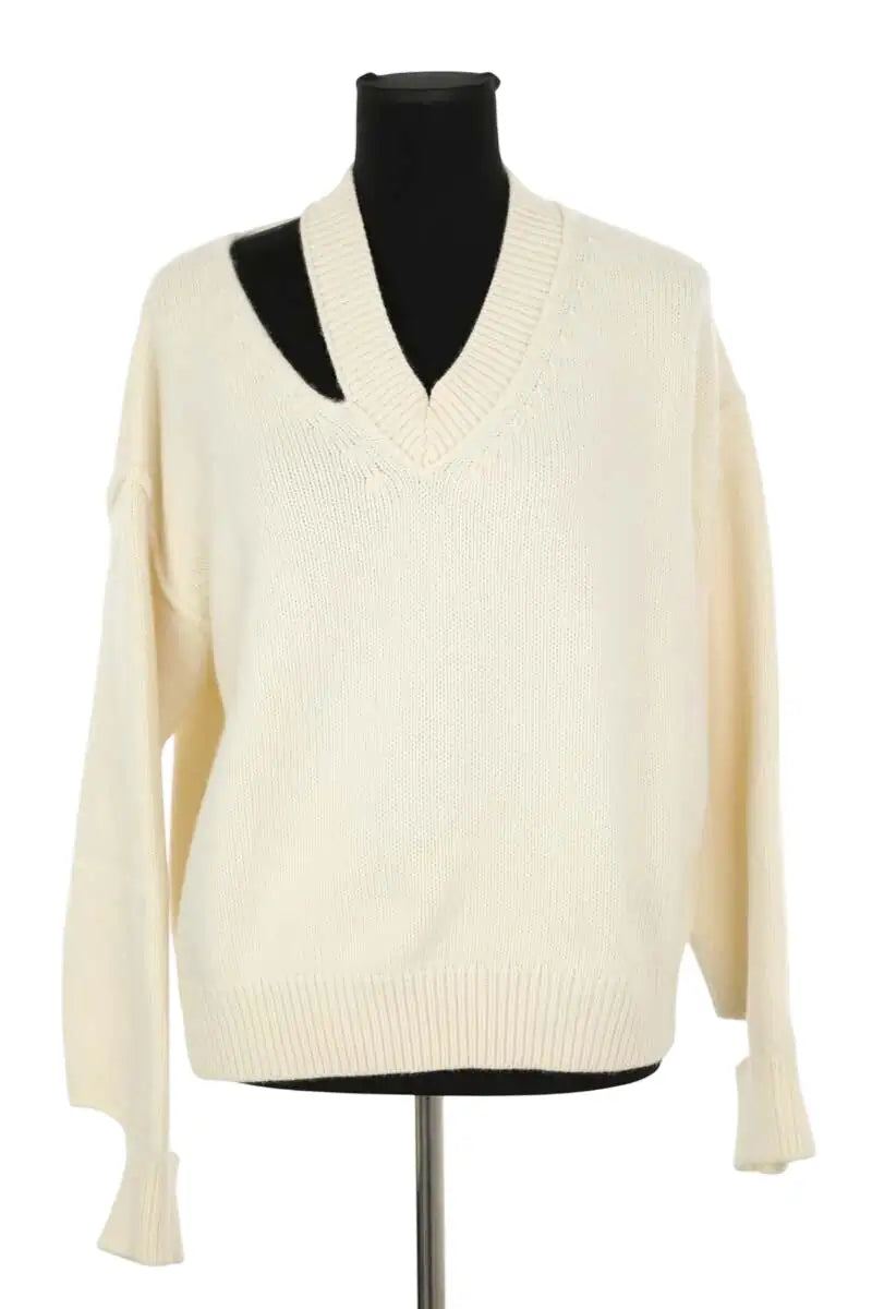 Pull Róhe Beige en Laine, taille XS - Seconde Main