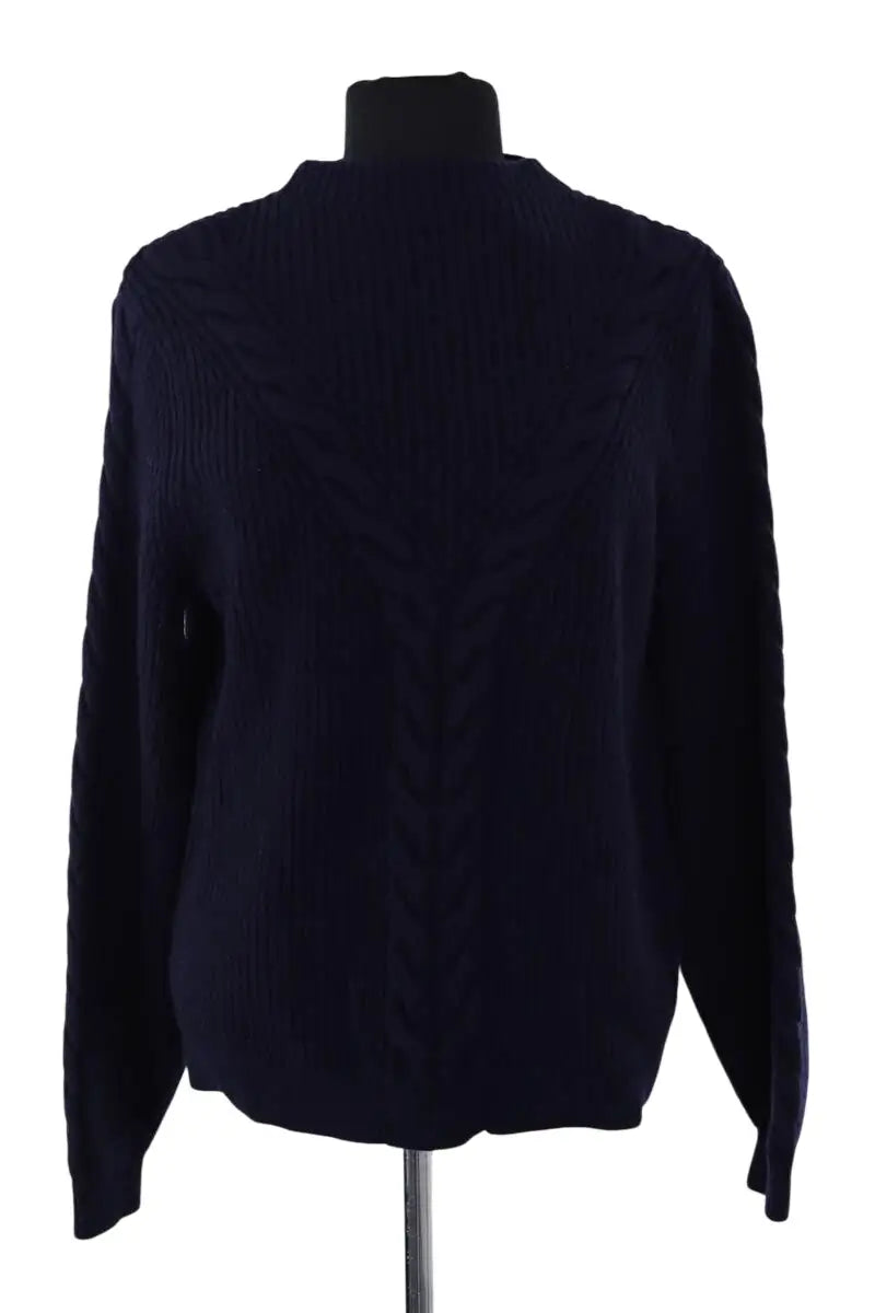 Pull Sézane Marine en Laine, taille S - Seconde Main