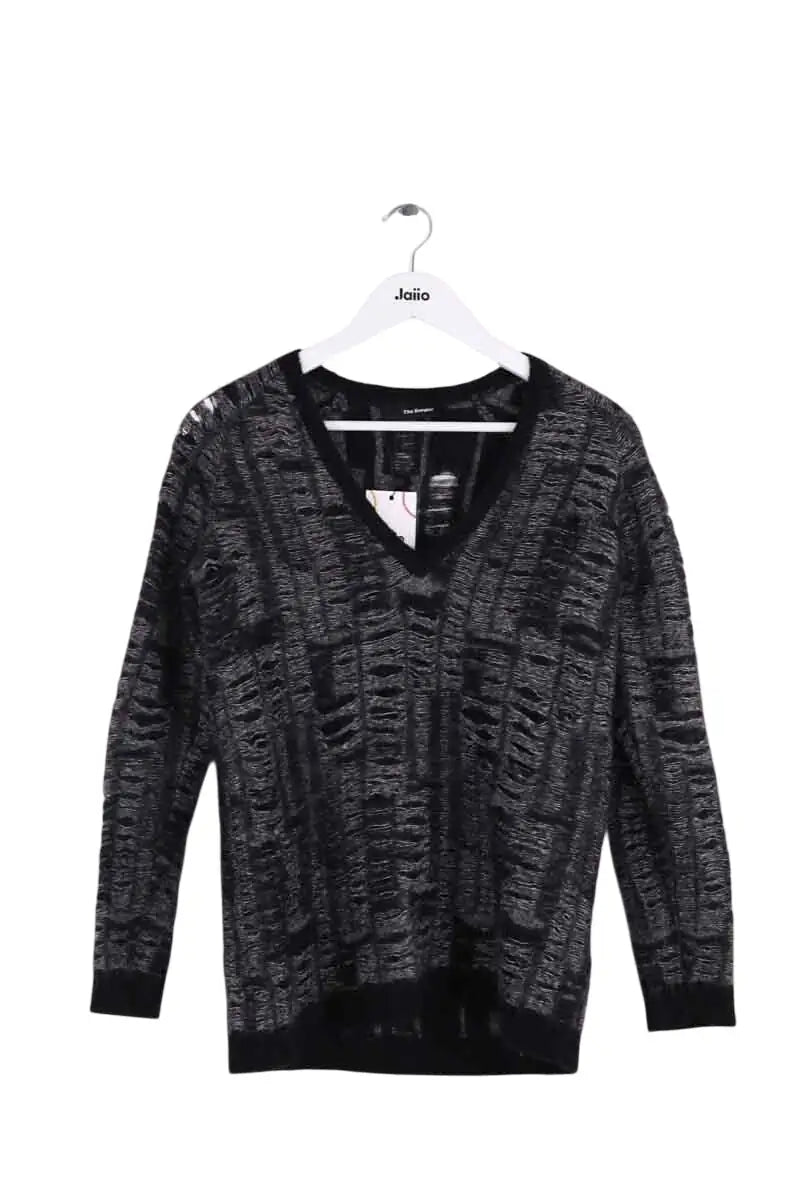 Pull The Kooples Noir en Synthétique, taille M - Seconde Main