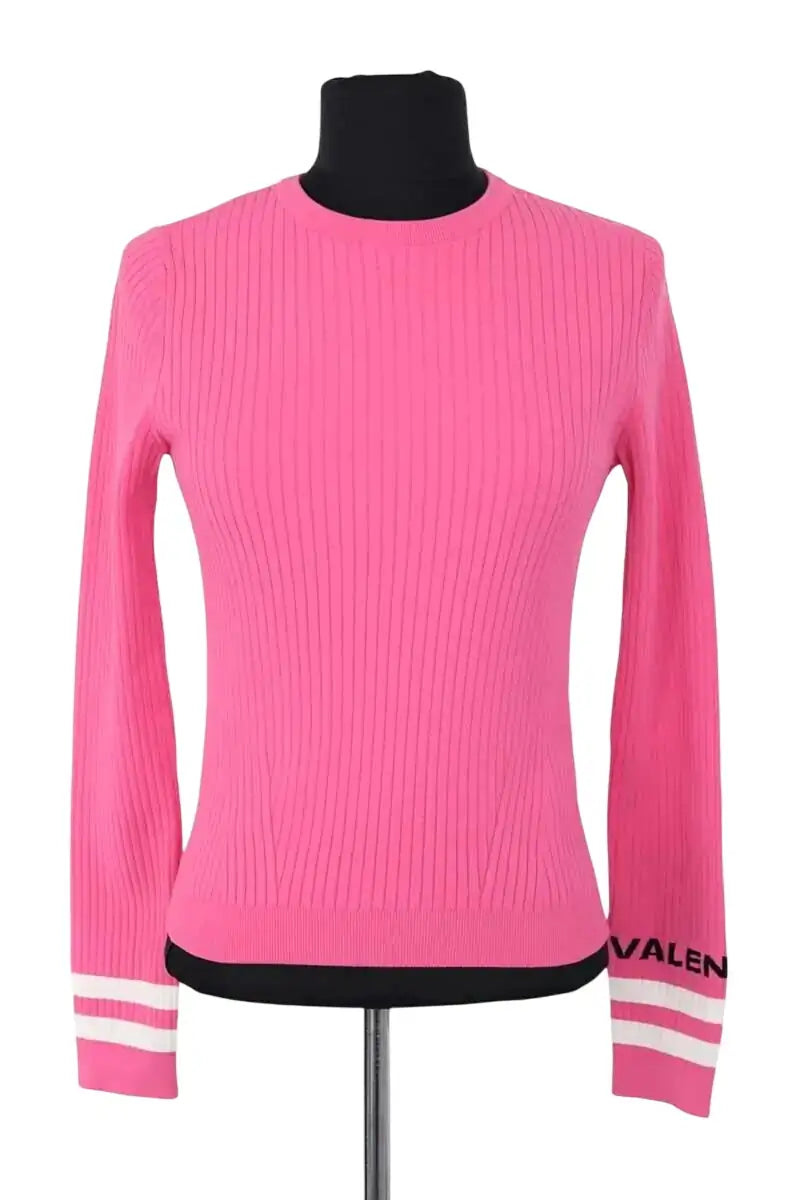 Pull Valentino Rose en Viscose, taille M - Seconde Main