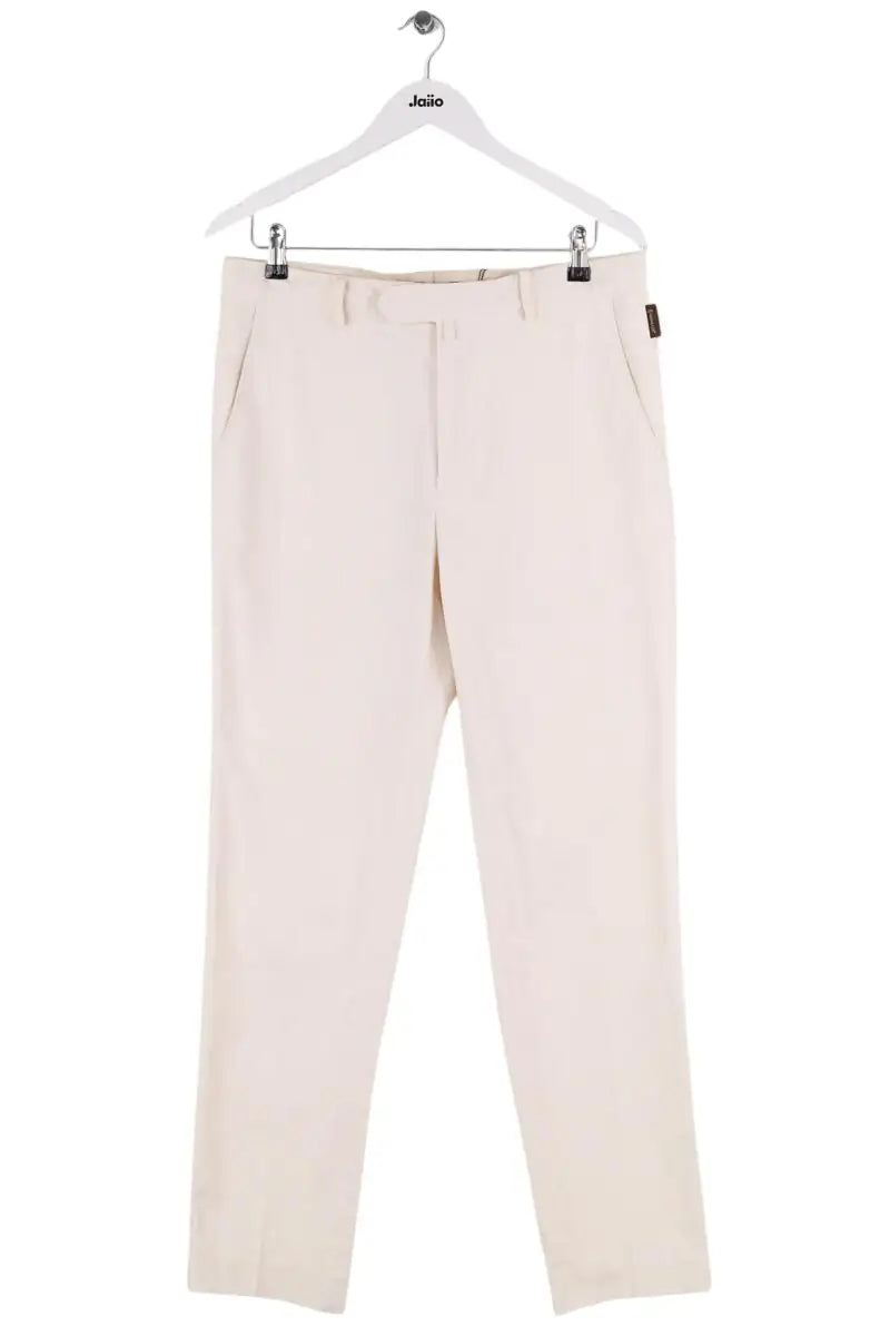 Pantalon droit Moncler Ecru en Coton, taille XL - Seconde Main