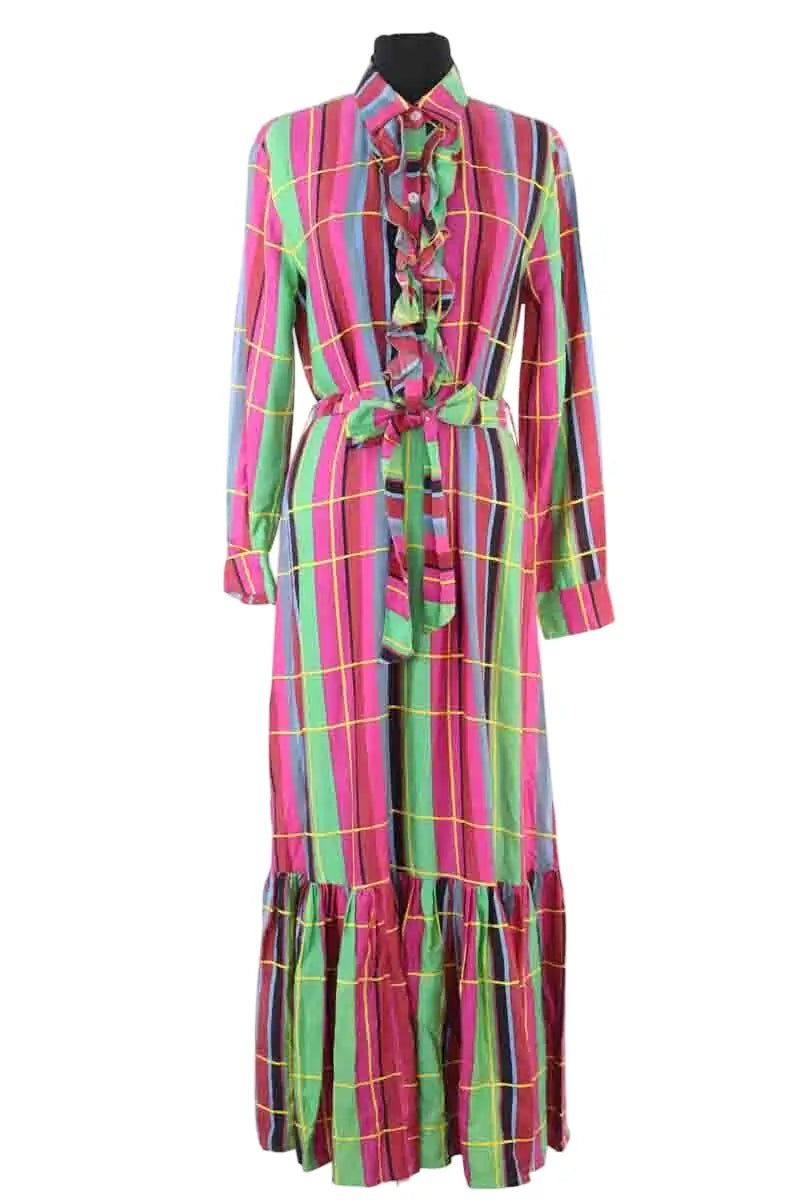 Robe AML Paris Multicolore en Soie, taille M - Seconde Main