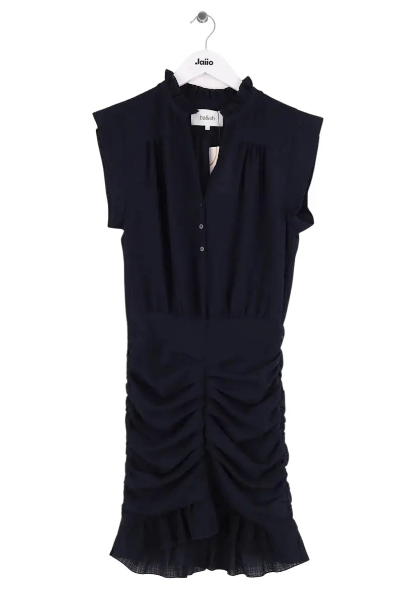 Robe Ba&Sh Marine en Synthétique, taille XS - Seconde Main