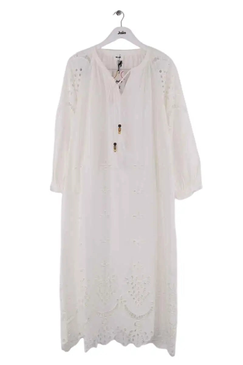 Robe Belair Blanc en Coton, taille L - Seconde Main