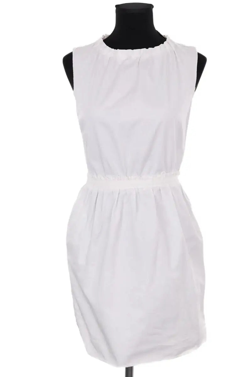 Robe Dolce & Gabbana Blanc en Coton, taille S - Seconde Main