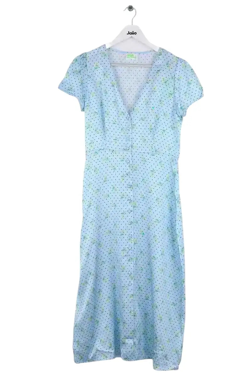 Robe From Future Bleu en Soie, taille M - Seconde Main