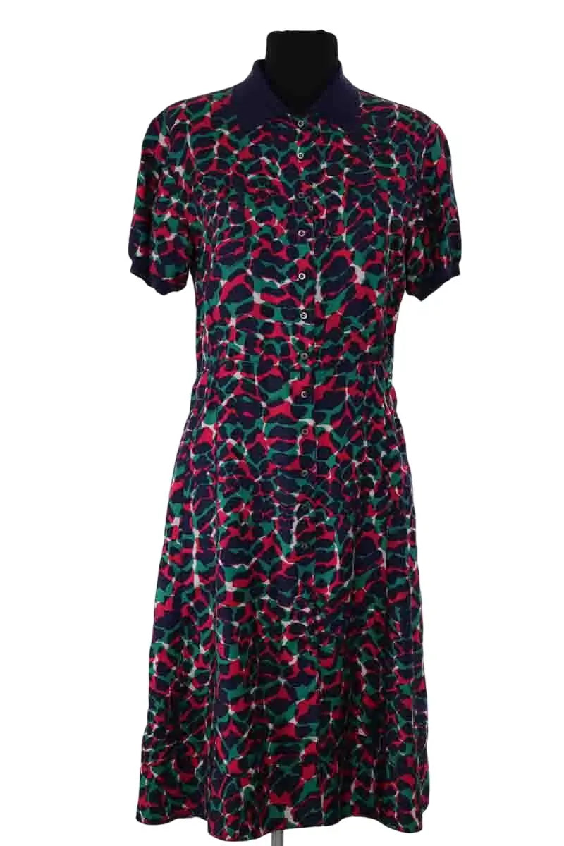 Robe Louis Vuitton Multicolore en Soie, taille M - Seconde Main
