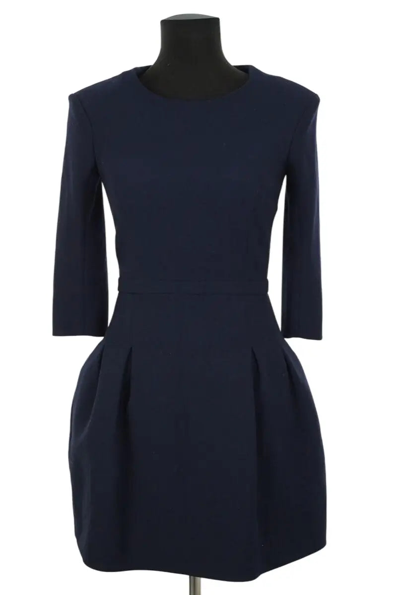 Robe Maje Bleu en Polyester, taille XS - Seconde Main