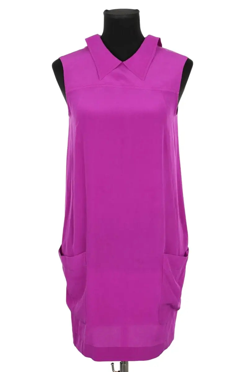 Robe Miu Miu Violet en Soie, taille S - Seconde Main