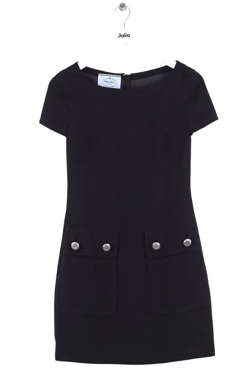 Robe Prada Noir en Laine, taille XS - Seconde Main