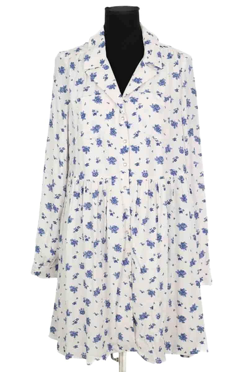 Robe Sézane Aurora Blanc en Viscose, taille L - Seconde Main