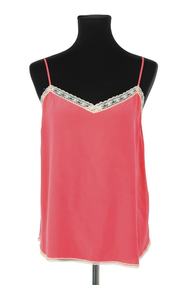 Top sans manche Des Petits Hauts Rose