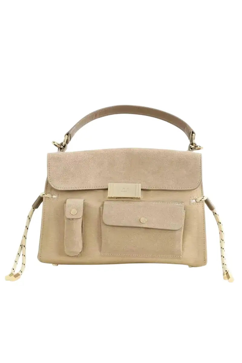 Sac à bandoulière Iro Nomad Beige en Daim - Seconde Main