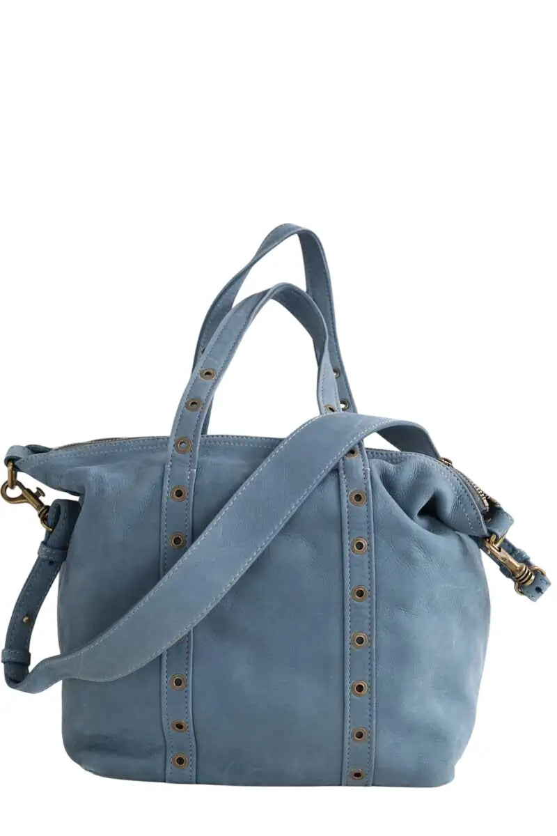 Sac à main Vanessa Bruno Zippy Bleu en Cuir - Seconde Main