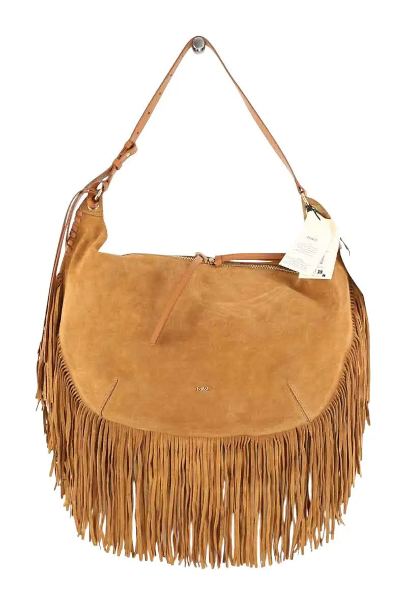 Sac porté épaule Bash Swing Camel en Daim - Seconde Main