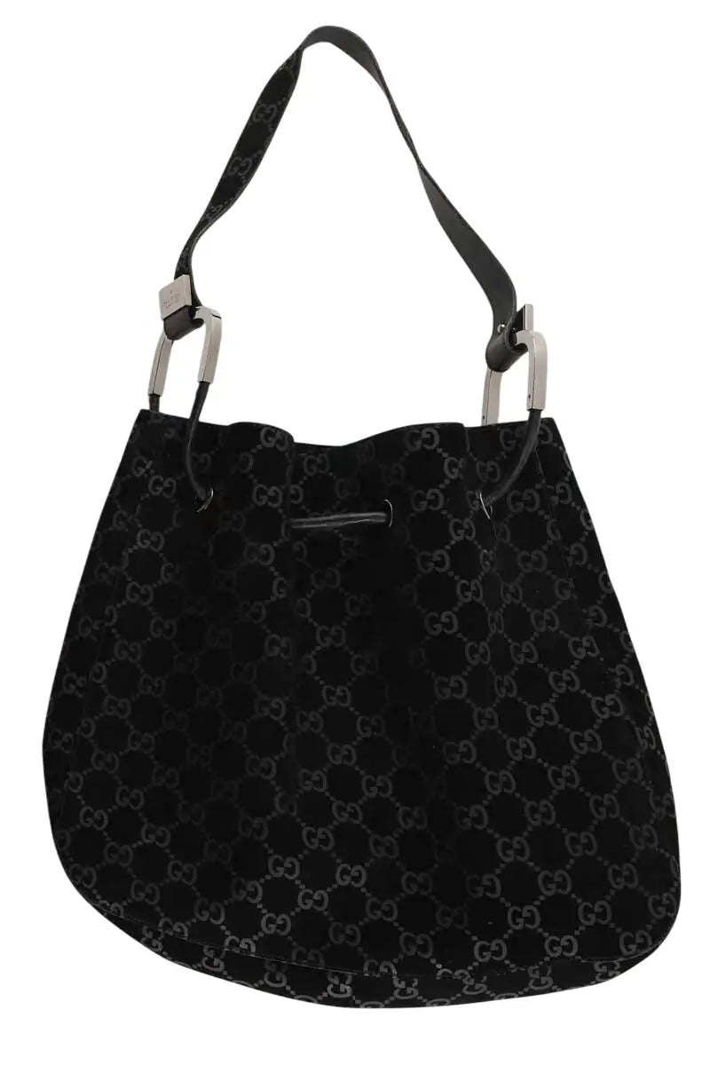 Sac porté épaule Gucci Noir en Daim - Seconde Main