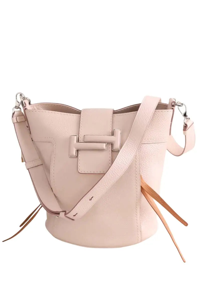 Sac Seau Tod's Double T Beige en Cuir - Seconde Main