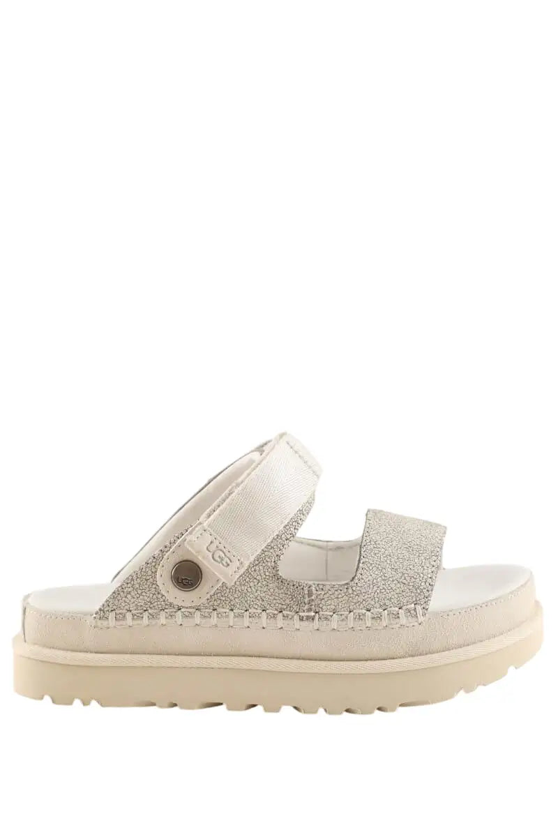 Sandales Ugg Goldenstar crackle glide Gris en Tissu, taille 39 - Seconde Main