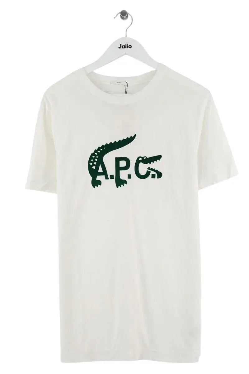 T-shirt APC Blanc en Coton, taille S - Seconde Main