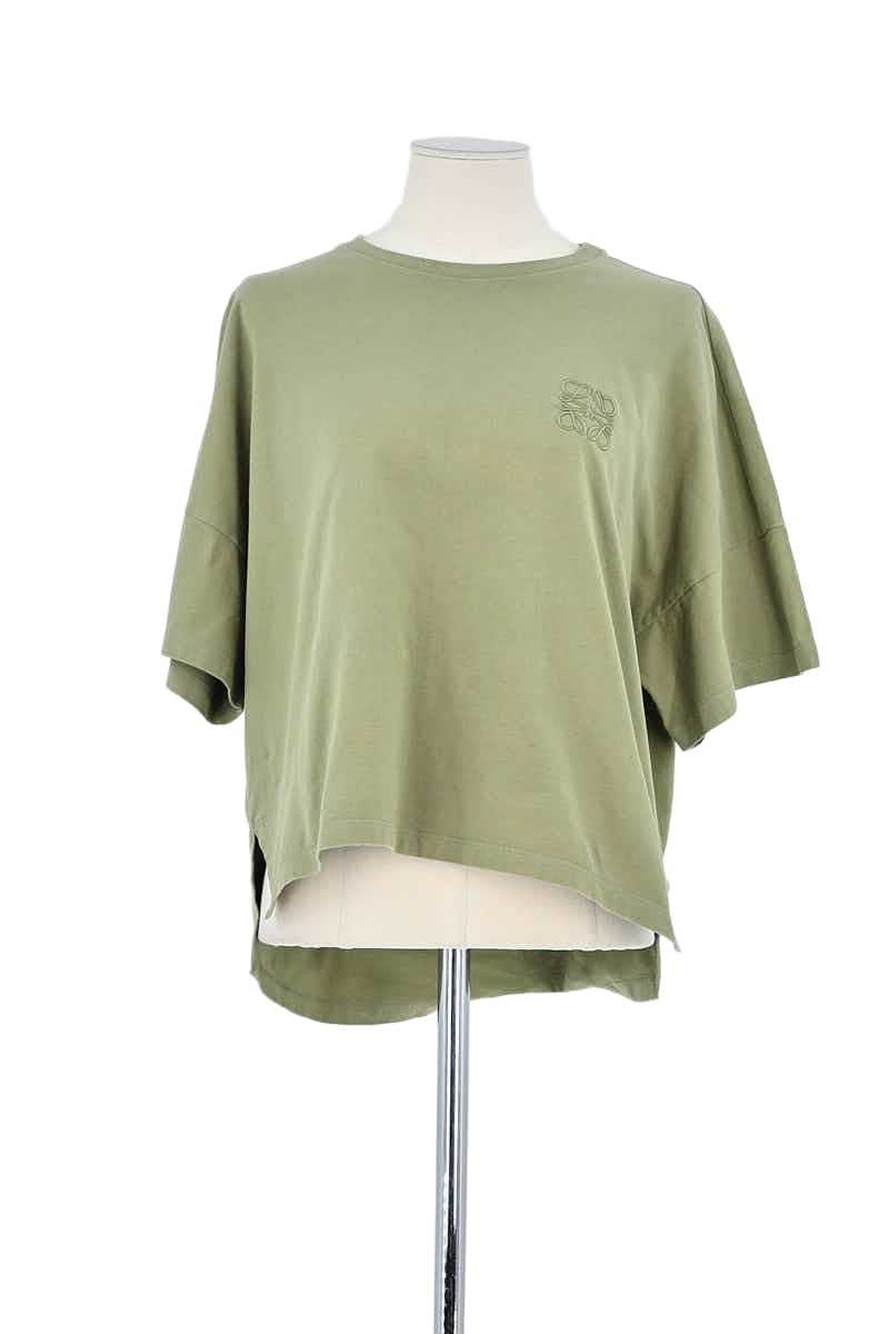 T-shirt Loewe Vert en Coton, taille S - Seconde Main