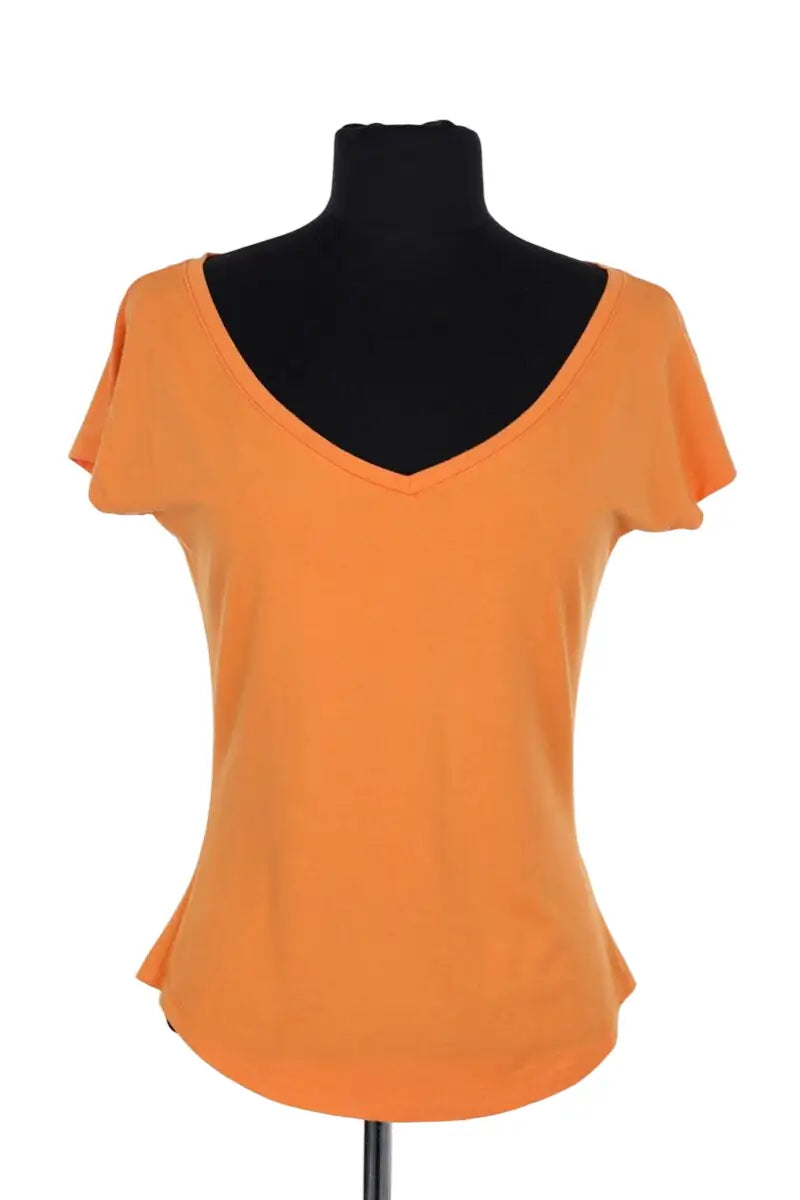 T-shirt Marella Orange en Viscose, taille M - Seconde Main