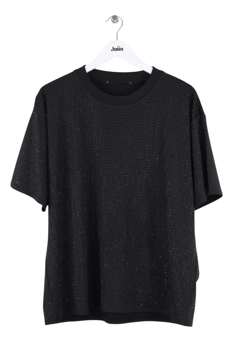T-shirt Samsoe Samsoe Noir en Synthétique, taille M - Seconde Main
