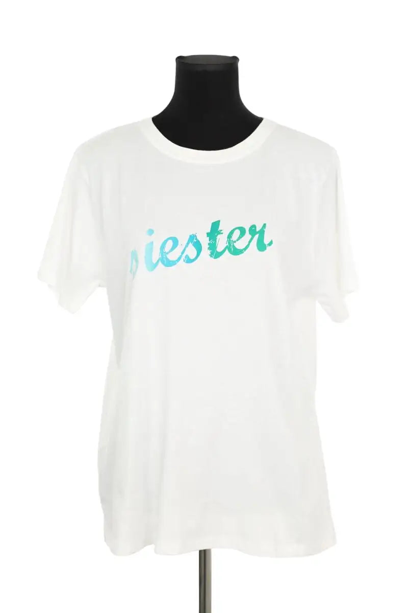 T-shirt Vanessa Bruno Blanc en Coton, taille M - Seconde Main