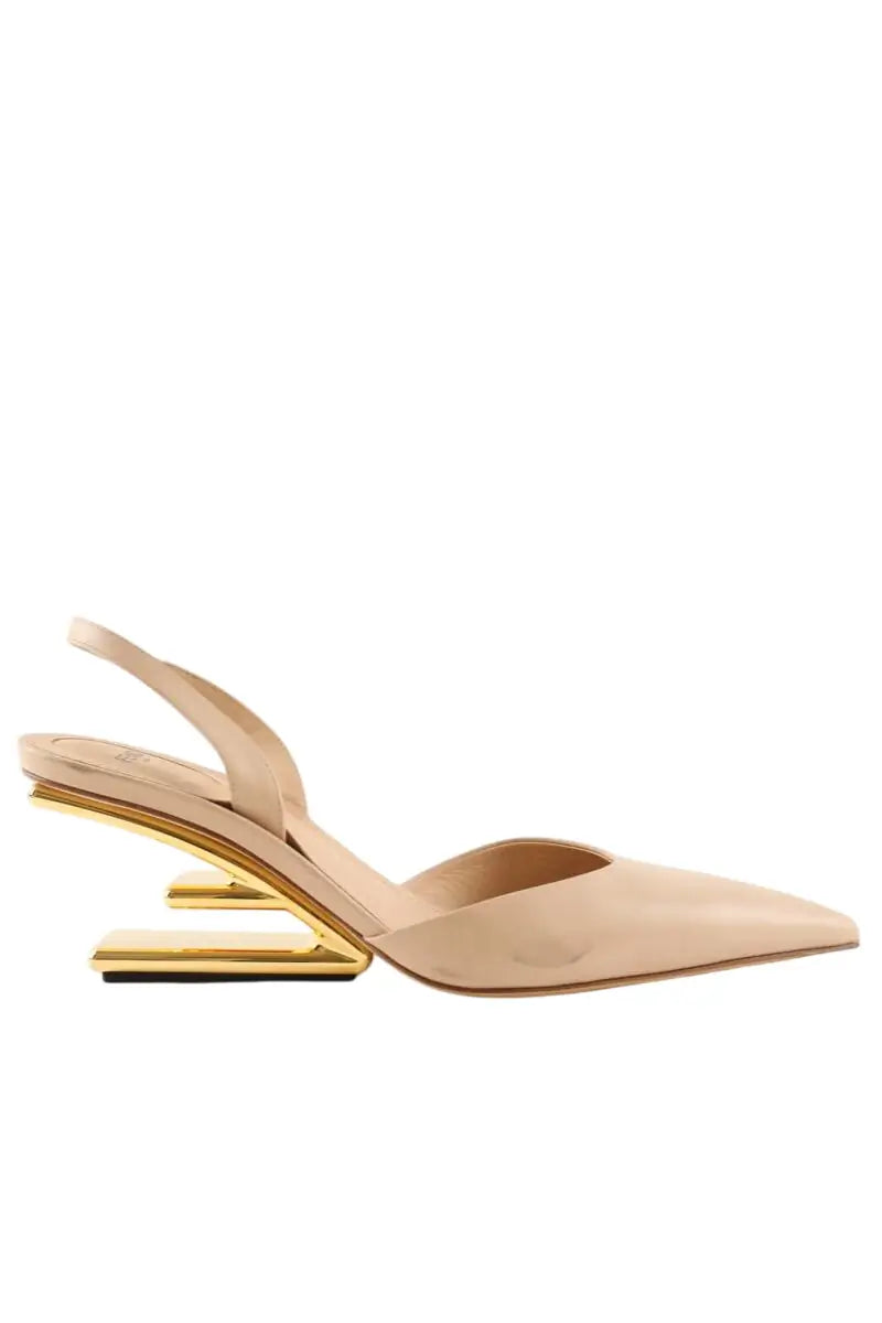 Talons Fendi Fendi First Beige en Cuir, taille 41 - Seconde Main