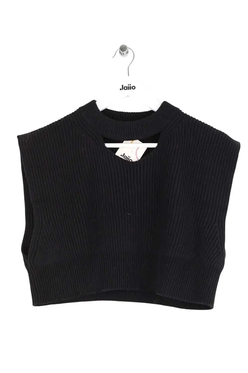 Top Alaïa Noir en Laine, taille XS - Seconde Main