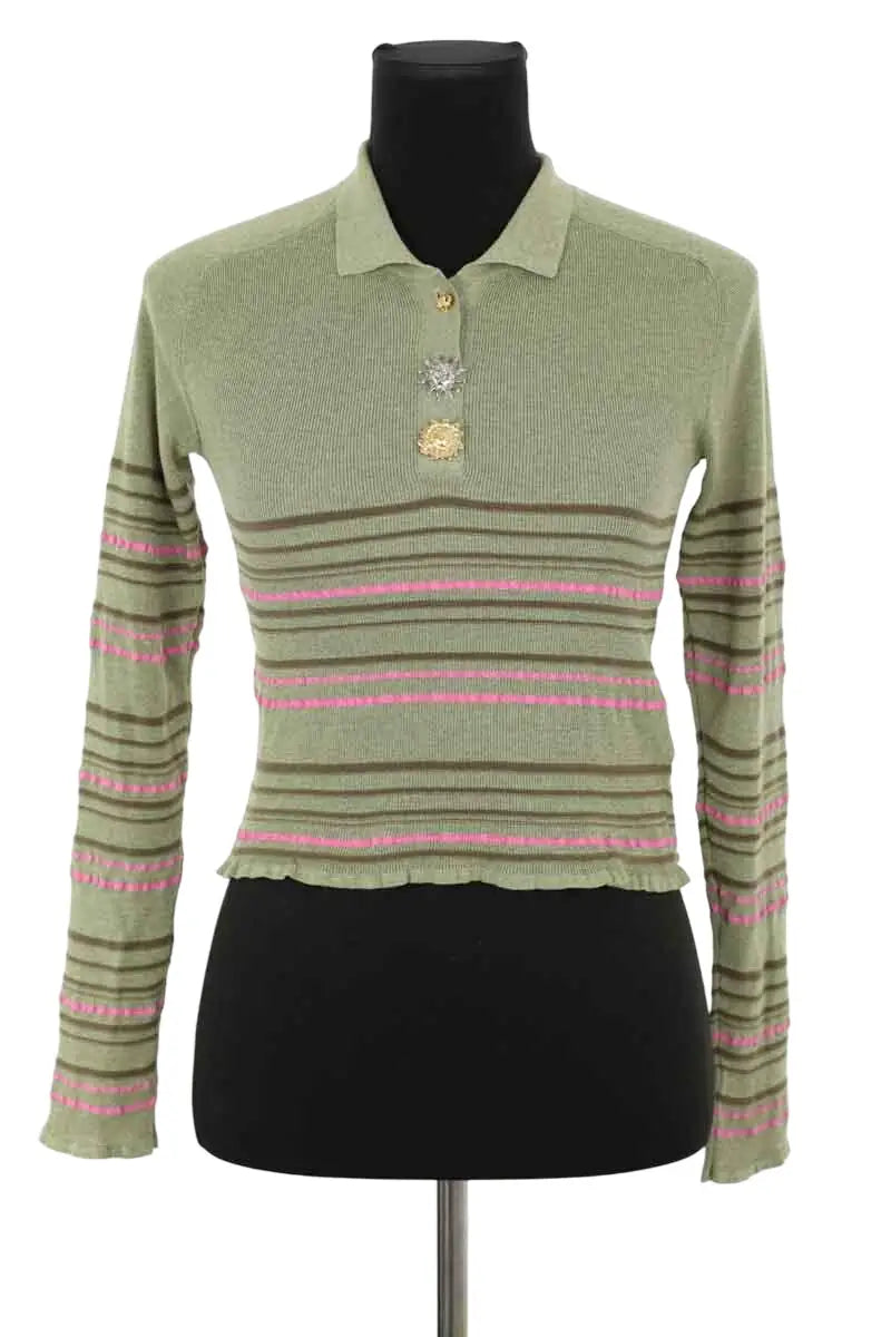 Top Jacquemus Kaki en Viscose, taille S - Seconde Main