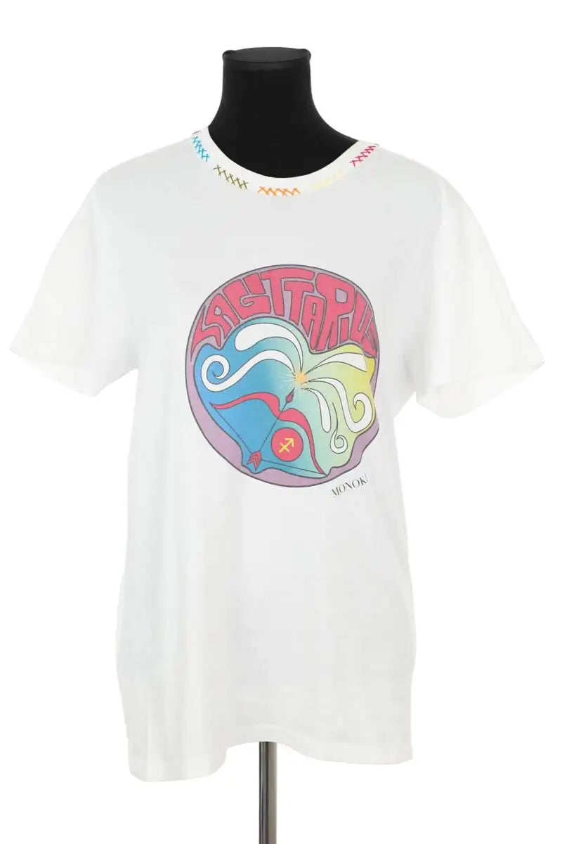 Top Monoki Blanc en Coton, taille S - Seconde Main