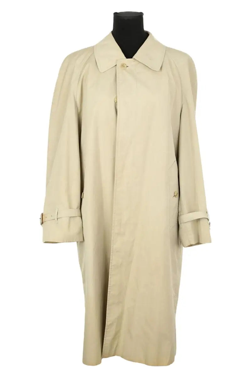 Trench-coat Burberry Beige en Synthétique, taille M - Seconde Main