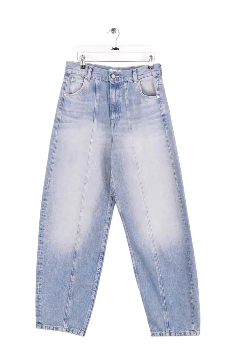 Jean large Sandro Bleu en Coton, taille M - Seconde Main