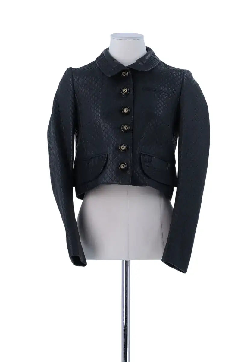 Veste Chloé Noir en Cuir, taille S - Seconde Main