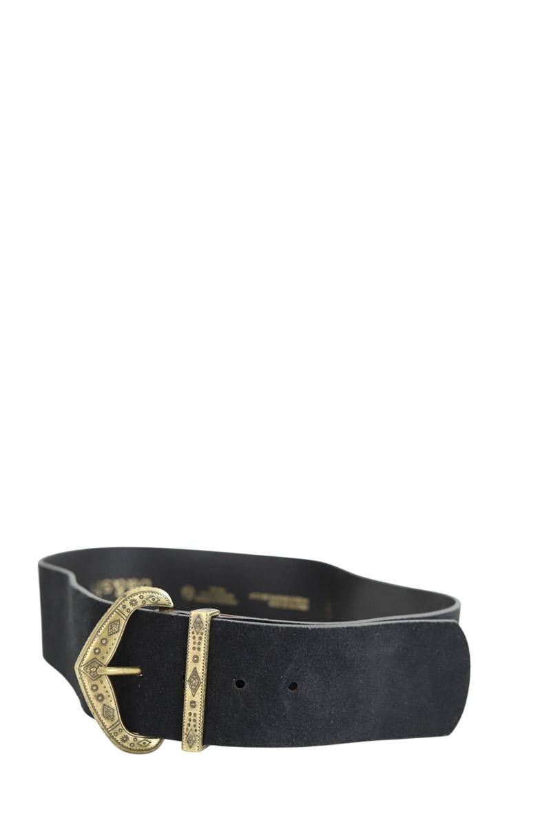 Ceinture en cuir Bash Noir