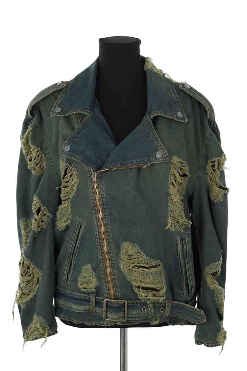 Veste en jean à finitions en daim ACNE STUDIOS pour femme Veste en jean à finitions en daim ACNE STUDIOS pour femme