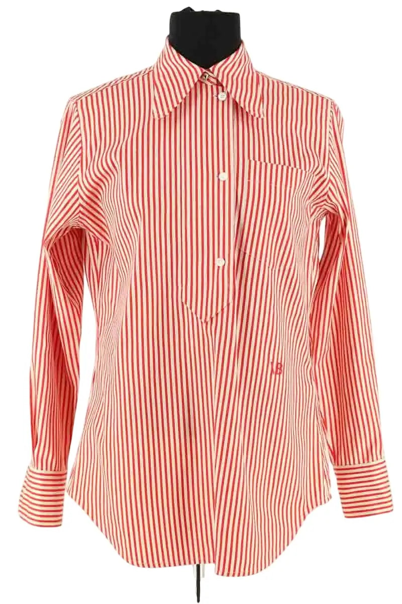 Chemise Victoria Beckham Rouge en Coton, taille XS - Seconde Main