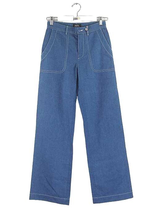 Apc Paris Apc Pantalon Femme Jean Petit New Standard Indigo – Les