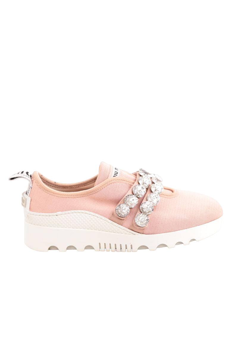 Basket miu cheap miu femme