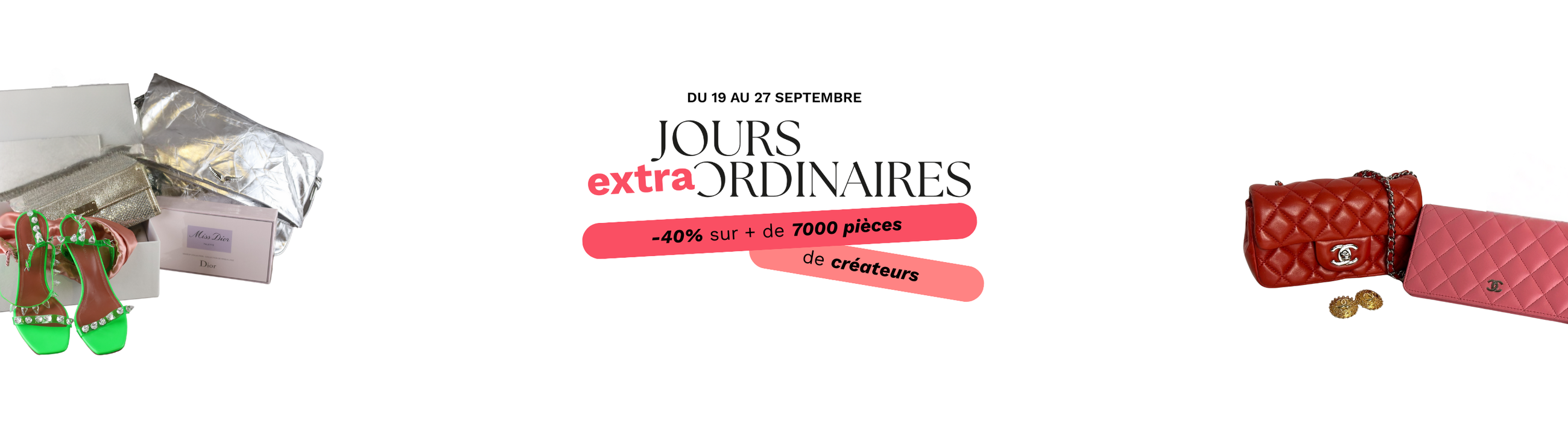 Les Jours Extra Ordinaires Jaiio c'est -40% sur +7000 pièces de seconde main pendant une semaine seulement 