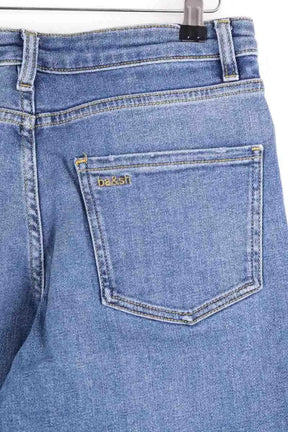 Jean slim Ba&Sh Bleu en Coton