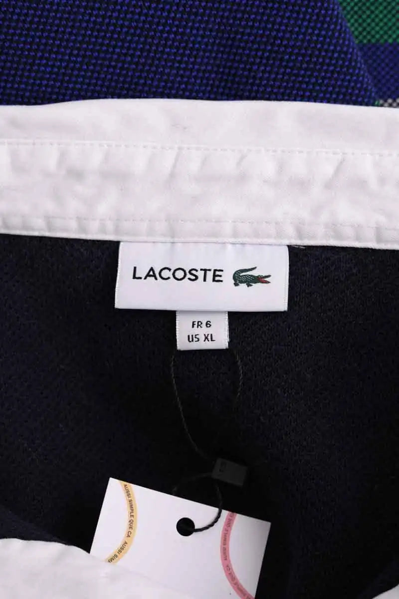 Pull Lacoste Bleu en Coton