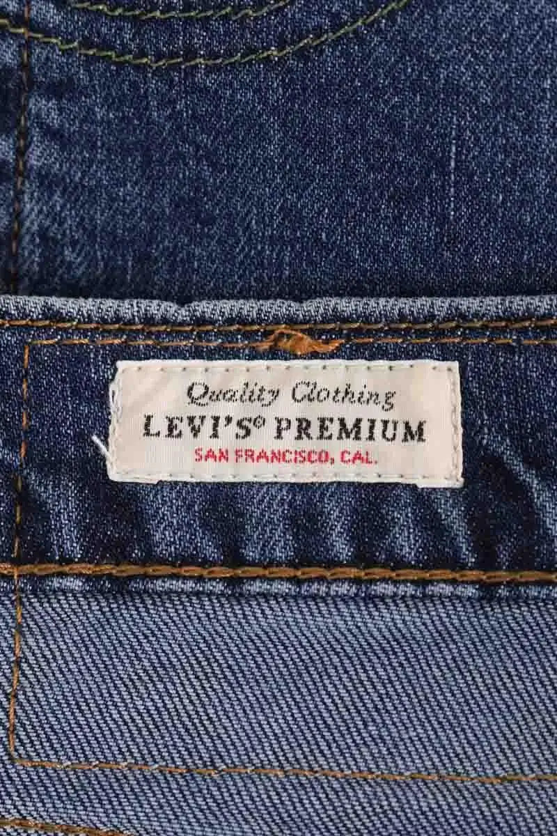 Jean droit Levi's 512 Bleu en Coton