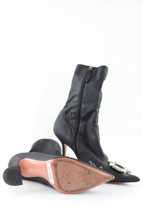 Talons Amina Muaddi  Noir