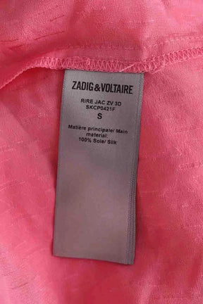 Robe Zadig & Voltaire Rose en Soie